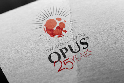Anniversary Logo Design für Opus Events & Management Wien
