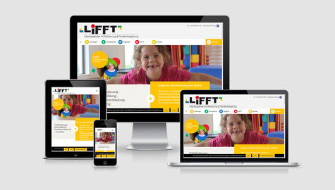 Verein LIFFT neues Responsive Web Design mit Wordpress