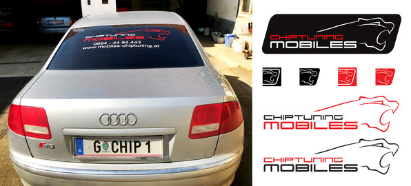 Logo & Autobeklebung Design für Mobiles Chiptuning.at 